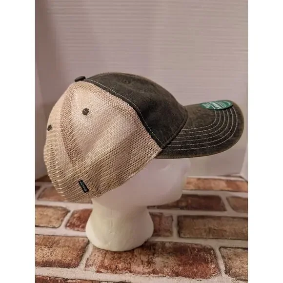 New Kemin Hat Cap Logo Mesh Snapback Trucker Baseball Farm Brown Tan Snap Back - Picture 5 of 7